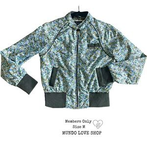 MEMBERS ONLY Jacket Blue Flowers